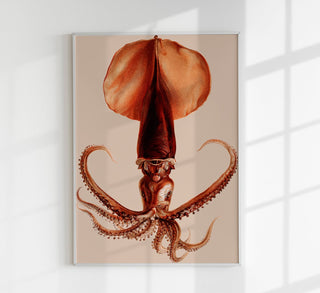 Squid Art Poster – Fine Art Print | UV-beständig | Atelierdruck