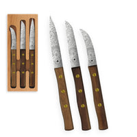 Zöppken Style 3er Messer-Set Solingen Echtholzgriffe — Ansicht 1