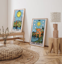 Tarot Set of 2 Prints – Handgedruckt Berlin — Ansicht 2