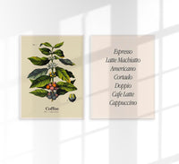 Coffee Light – Set of 2 Prints | Botanical Series | Fine Art Duo — Ansicht 1