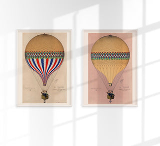Double Balloons Set of 2 Prints – Art Print by Patroa Studio