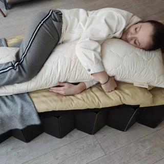 KOMA Schlafgut Kapok Bio Seitenschläfer/Stillkissen | vegane Kapok-Füllung | kbA Baumwoll-Bezug