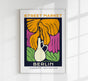 Berlin Street Market White Vase Graphic Art Poster – Fine Art Print A3–A0