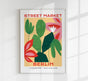 Berlin Street Market Cactus Graphic Art Poster – Fine Art Print Botanical Modern