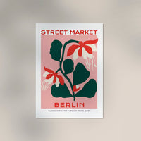 Berlin Street Market Lilly Flower Graphic Art Poster – Fine Art Print Botanisch — Ansicht 3