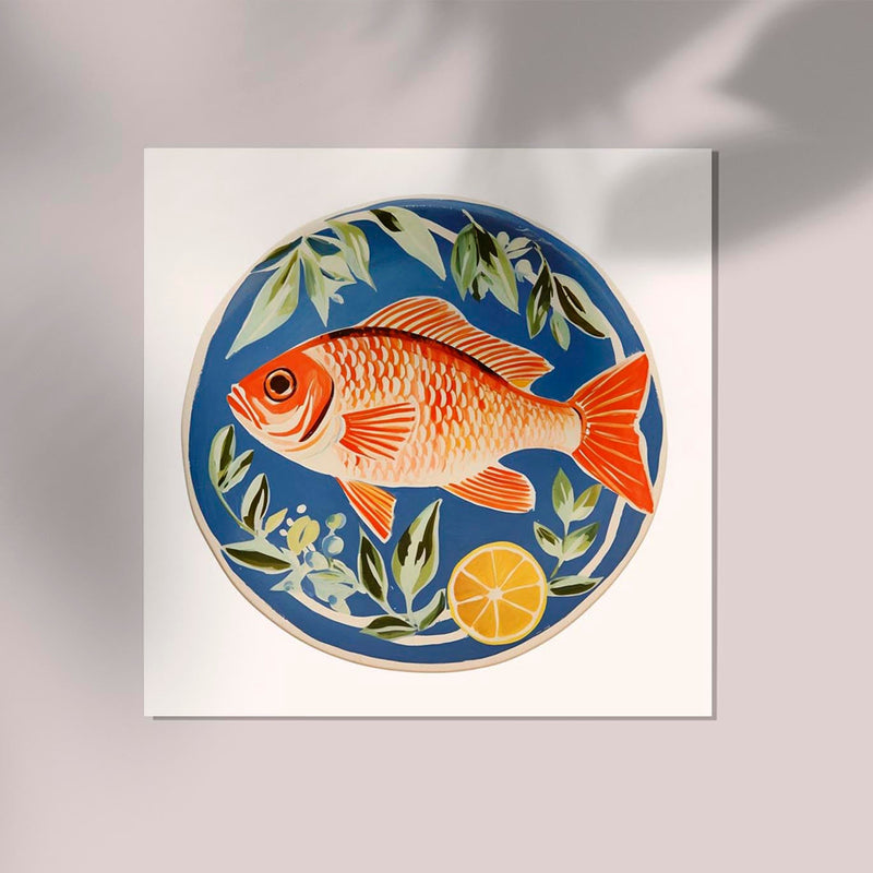 Orange Fish Art Print – Art Print on Archival Paper — Ansicht 2