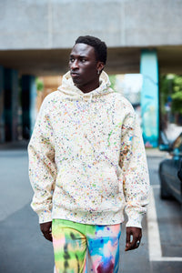 HEAVY Pollo Hoody – Hand-painted Unisex Hoodie made from Organic Cotton — Ansicht 5
