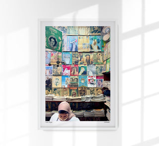 Magazine in Cairo Poster by Cannanas – Kunstdruck