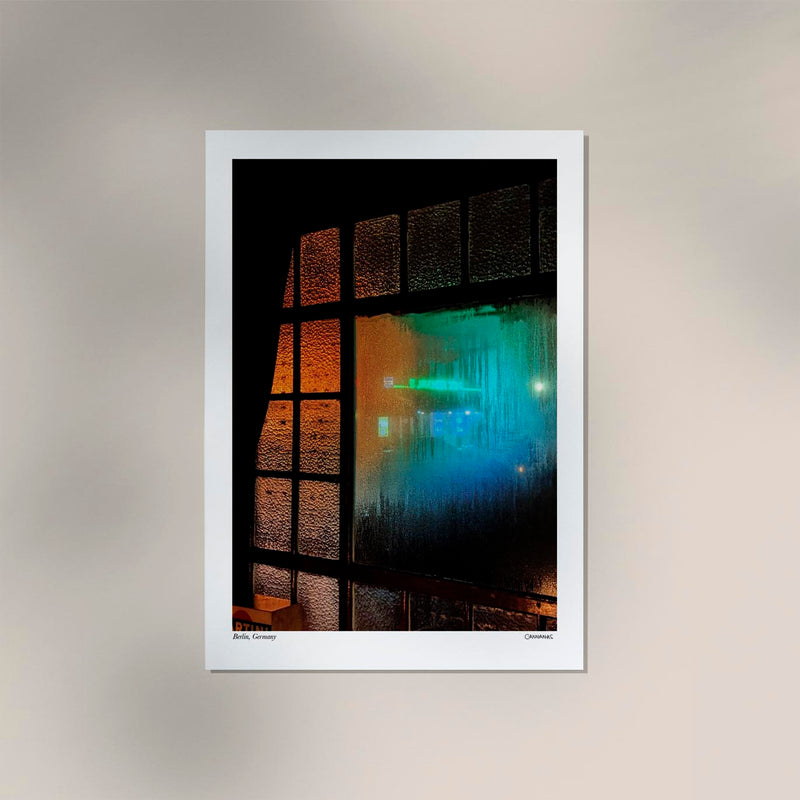 Neon Window in Berlin Poster by Cannanas – Art Print Photography — Ansicht 3