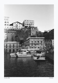 Sorrento, Italy Poster by Cannanas – Schwarz-Weiß Fotografie — Ansicht 4