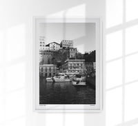 Sorrento, Italy Poster by Cannanas – Schwarz-Weiß Fotografie — Ansicht 1