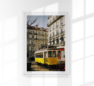 Lisbon Tram Poster by Cannanas – Archival Paper Art Print