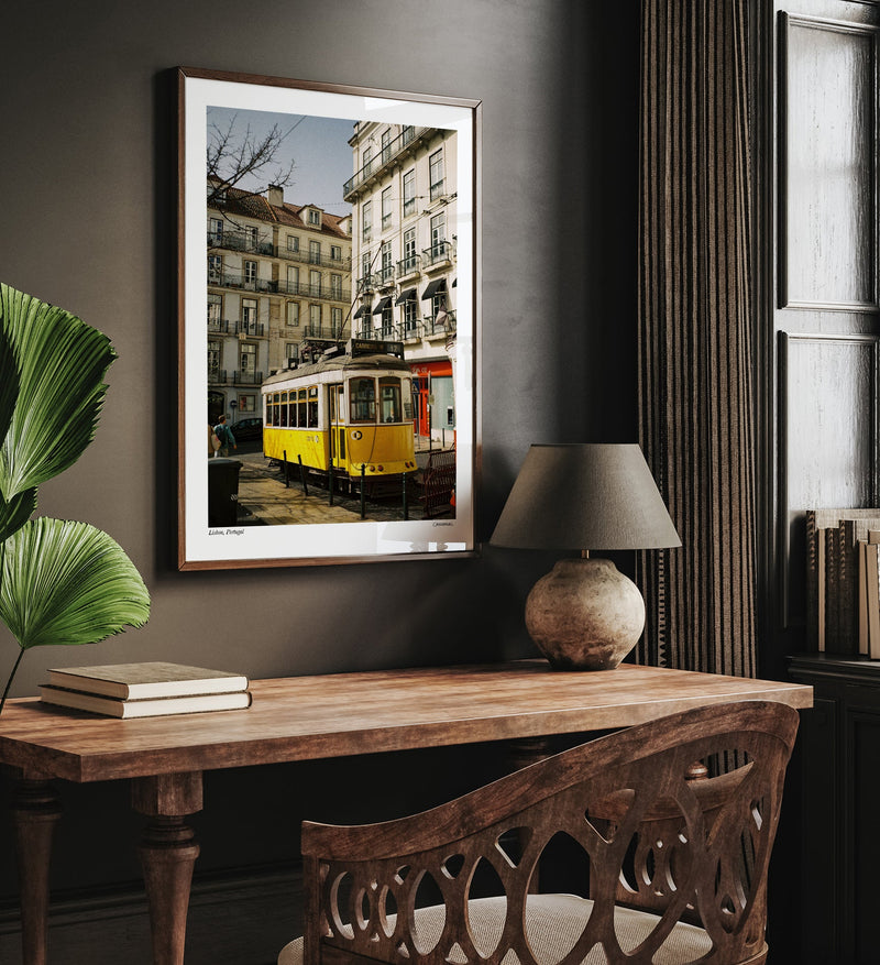 Lisbon Tram Poster by Cannanas – Archival Paper Art Print — Ansicht 2