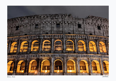 Coliseum Rome, Italy Poster – Cannanas Kunstdruck