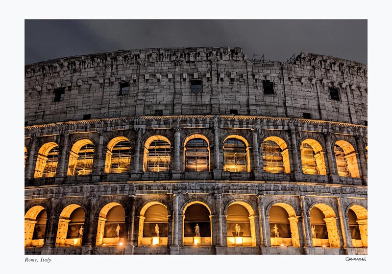 Coliseum Rome, Italy Poster – Cannanas Kunstdruck — Ansicht 4