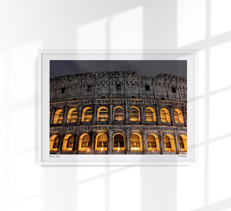 Coliseum Rome, Italy Poster – Cannanas Kunstdruck — Patroa Studio