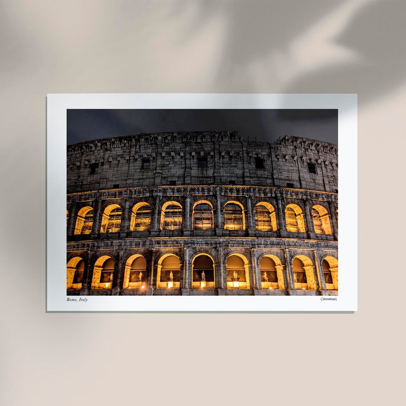 Coliseum Rome, Italy Poster – Cannanas Kunstdruck — Ansicht 3
