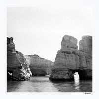 Greek view B&W by Cannanas – Black and White Art Print — Ansicht 3