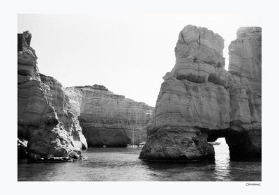 Greek Landscapes Poster by Cannanas – Black and White Photography