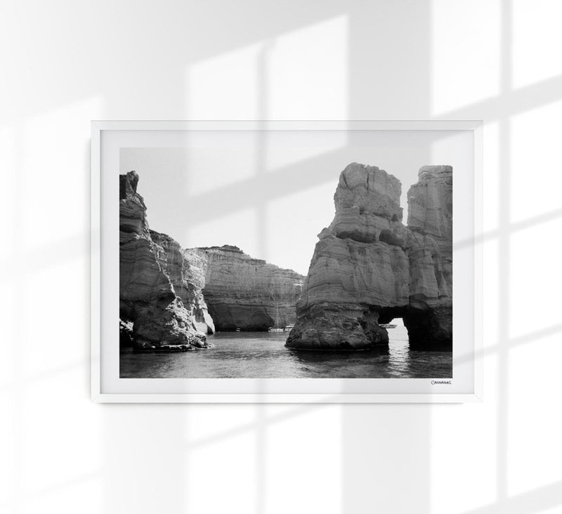 Greek Landscapes Poster by Cannanas – Black and White Photography — Patroa Studio