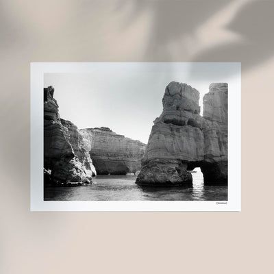 Greek Landscapes Poster by Cannanas – Black and White Photography