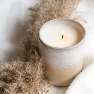 Kerzen-Set Mixed – Steingut | Handgegossen | 2-in-1 Design