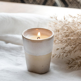 Kerzen-Set Mixed – Steingut | Handgegossen | 2-in-1 Design