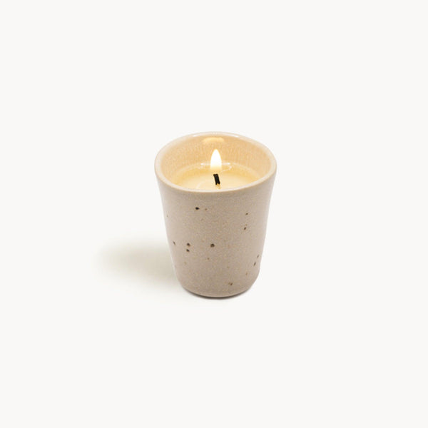 Mini Candle Eelina - Hand-poured Stoneware Cup | Rapeseed & Coconut Wax