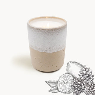 Kerzen-Set Mixed – Steingut | Handgegossen | 2-in-1 Design