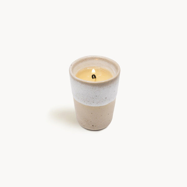 Mini Candle Aalina – Stoneware Pine & Lemon | Hand-poured & sustainable