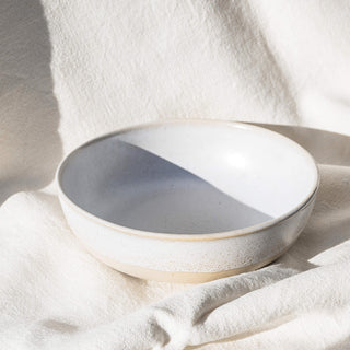 Aalina Komplett-Set – Steingut | Handgefertigt | Beige-Weiß