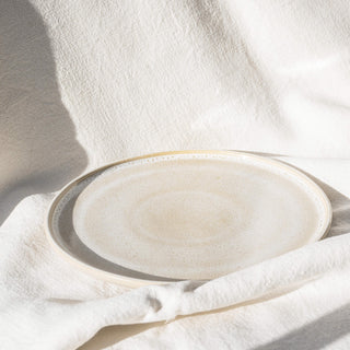 Geschirr Set Eelina – Steingut | Cappuccino Beige | Handgemacht & nachhaltig