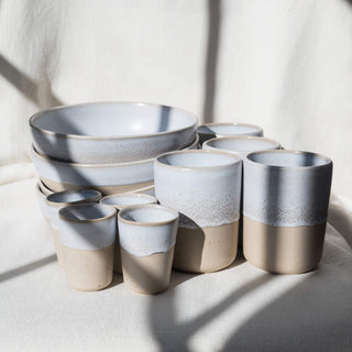 Frühstücksset Aalina – Steingut | Handgemacht | Natürlich & zeitlos