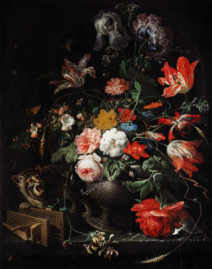 The Overturned Bouquet – Abraham Mignon Kunstdruck UV-resistent — Ansicht 4