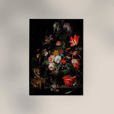 The Overturned Bouquet – Abraham Mignon Kunstdruck UV-resistent