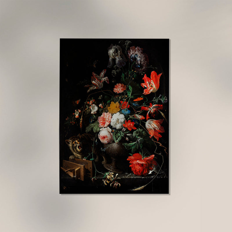 The Overturned Bouquet – Abraham Mignon Kunstdruck UV-resistent — Ansicht 3