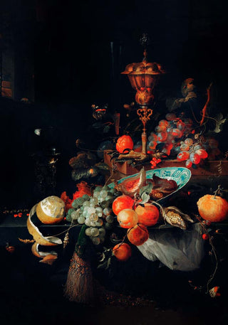 Fruits by Abraham Mignon Botanical Poster – Barockes Früchte-Stillleben | Fine Art Print | Canvas