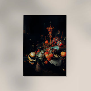 Fruits by Abraham Mignon Botanical Poster – Barockes Früchte-Stillleben | Fine Art Print | Canvas