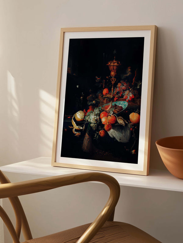 Fruits by Abraham Mignon Botanical Poster - Baroque Fruit Still Life Fine Art Print