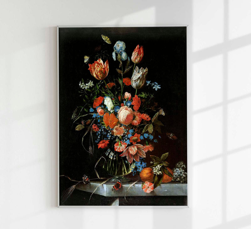 Still Life with Flowers – Ottmar Elliger Botanical Poster | Fine Art Print Premium — Patroa Studio