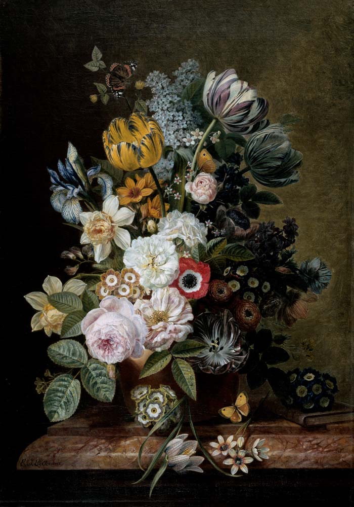 Still Life with Flowers Botanical Poster – Fine Art Print von Eelke Jelles Eelkema — Ansicht 4