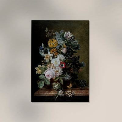 Still Life with Flowers Botanical Poster – Fine Art Print von Eelke Jelles Eelkema