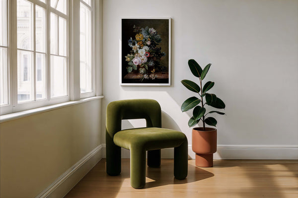 Still Life with Flowers Botanical Poster – Fine Art Print von Eelke Jelles Eelkema