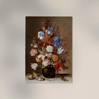 Still Life with Flowers by Balthasar van der Ast – Fine Art Print | UV-beständig | Atelierdruck