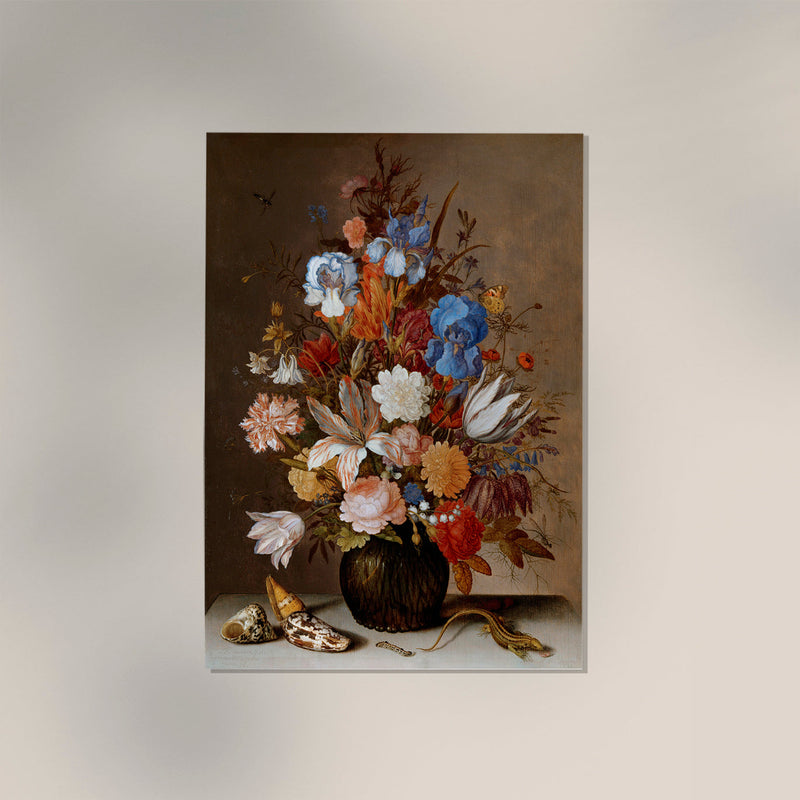 Still Life with Flowers by Balthasar van der Ast – Fine Art Print UV-beständig Atelierdruck — Ansicht 3