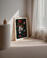 Still Life with Flowers in a Glass Vase – Fine Art Print | UV-beständig | Atelierdruck — Ansicht 2