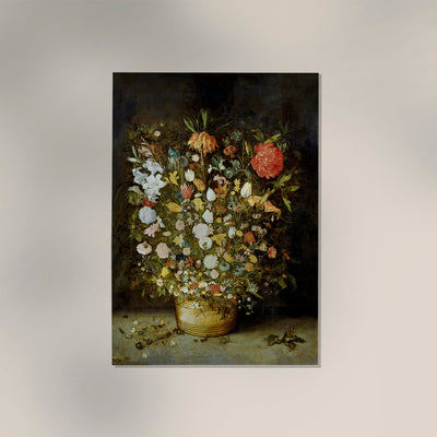 Stillleben mit Blumen von Jan Brueghel – Kunstdruck Archivqualität