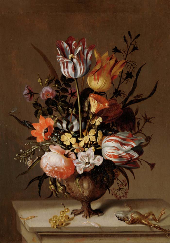 Still Life with a Vase of Flowers and a Dead Frog – Fine Art Print — Ansicht 4