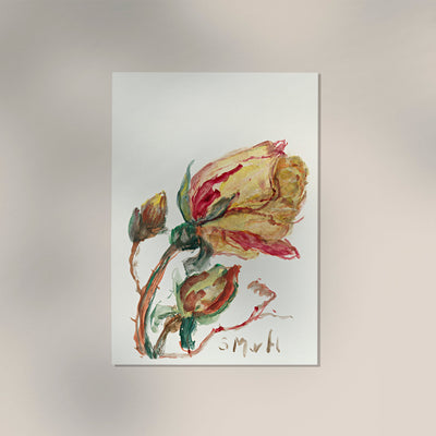 Rose by Sientje Mesdag-van Houten Botanical Poster – Kunstdruck Berlin