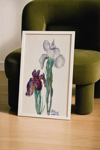 Irises by Sientje Mesdag-van Houten Botanical Poster – Kunstdruck Berlin — Ansicht 2